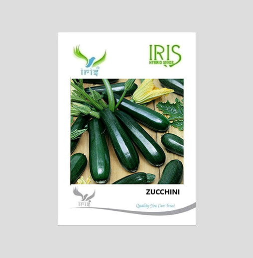Iris F1 Hybrid Zucchini Seeds