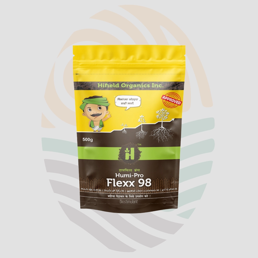 Hifield Humi Pro Flexx 98 WSF (Potassium Humate 98%) Growth Promoter Water Soluble Fertilizer