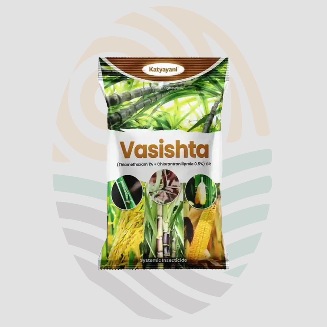 Katyayani Vasishta | Thiamethoxam 1% + Chlorantraniliprole 0.5% GR | Chemical Insecticide